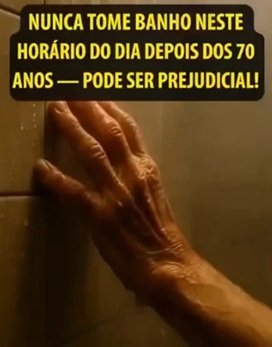 O período do dia em que o banho pode ser mais perigoso para os idosos