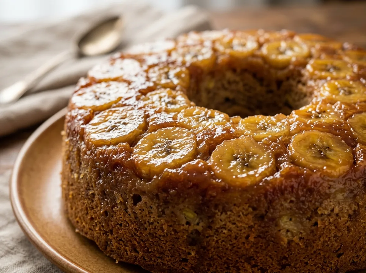 Bolo de Banana de Liquidificador