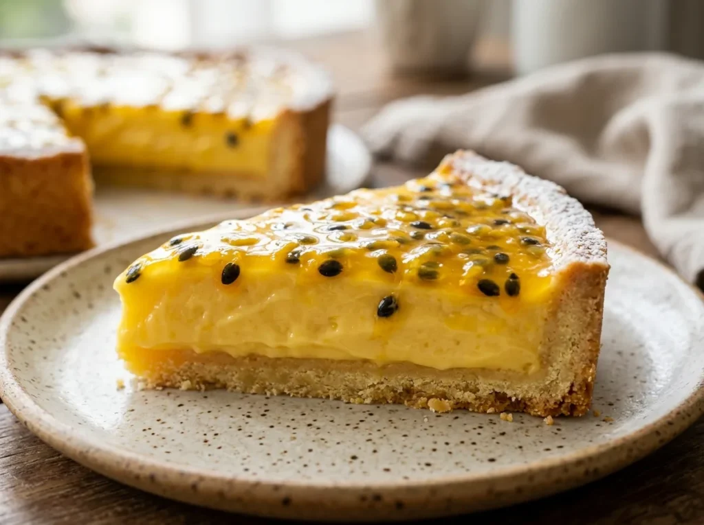 Torta de Maracujá Cremosa