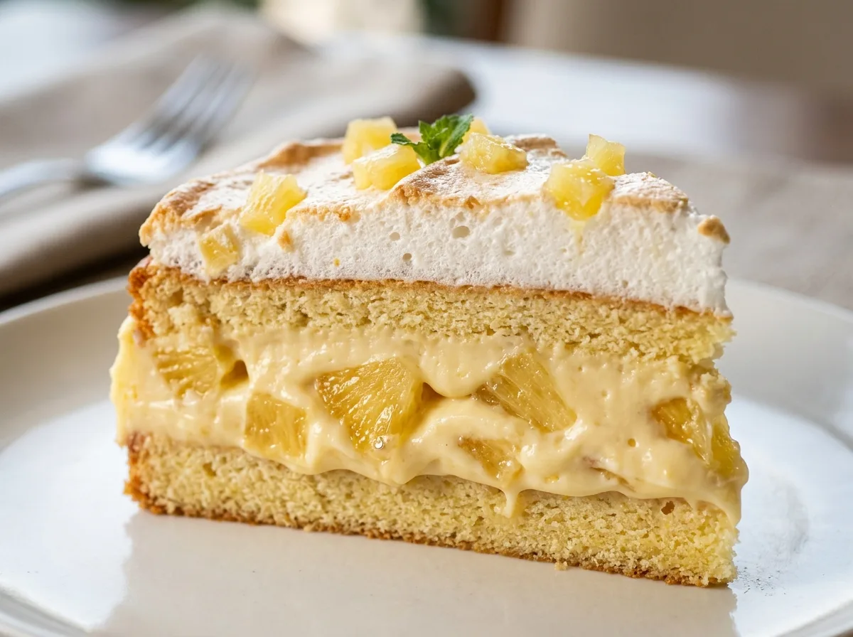 Torta de Abacaxi Gelada