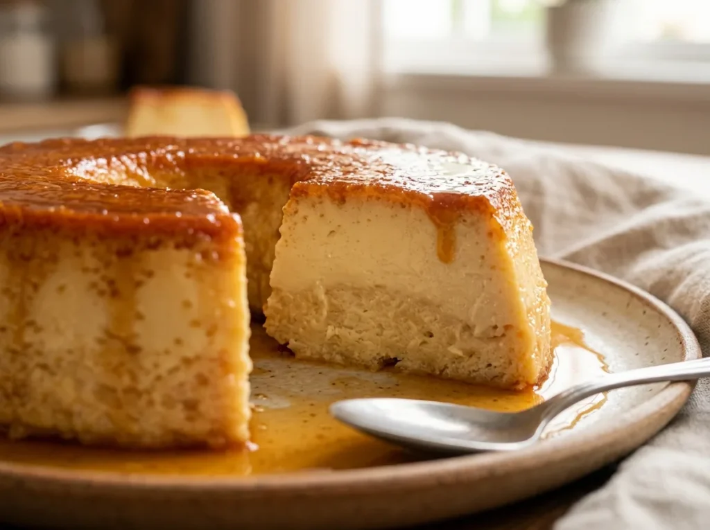 Pudim de Pão de Liquidificador