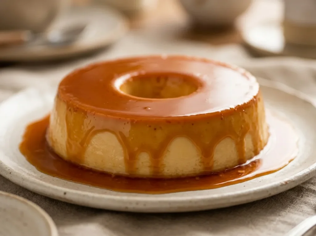 Pudim de Doce de Leite Liso e Cremoso