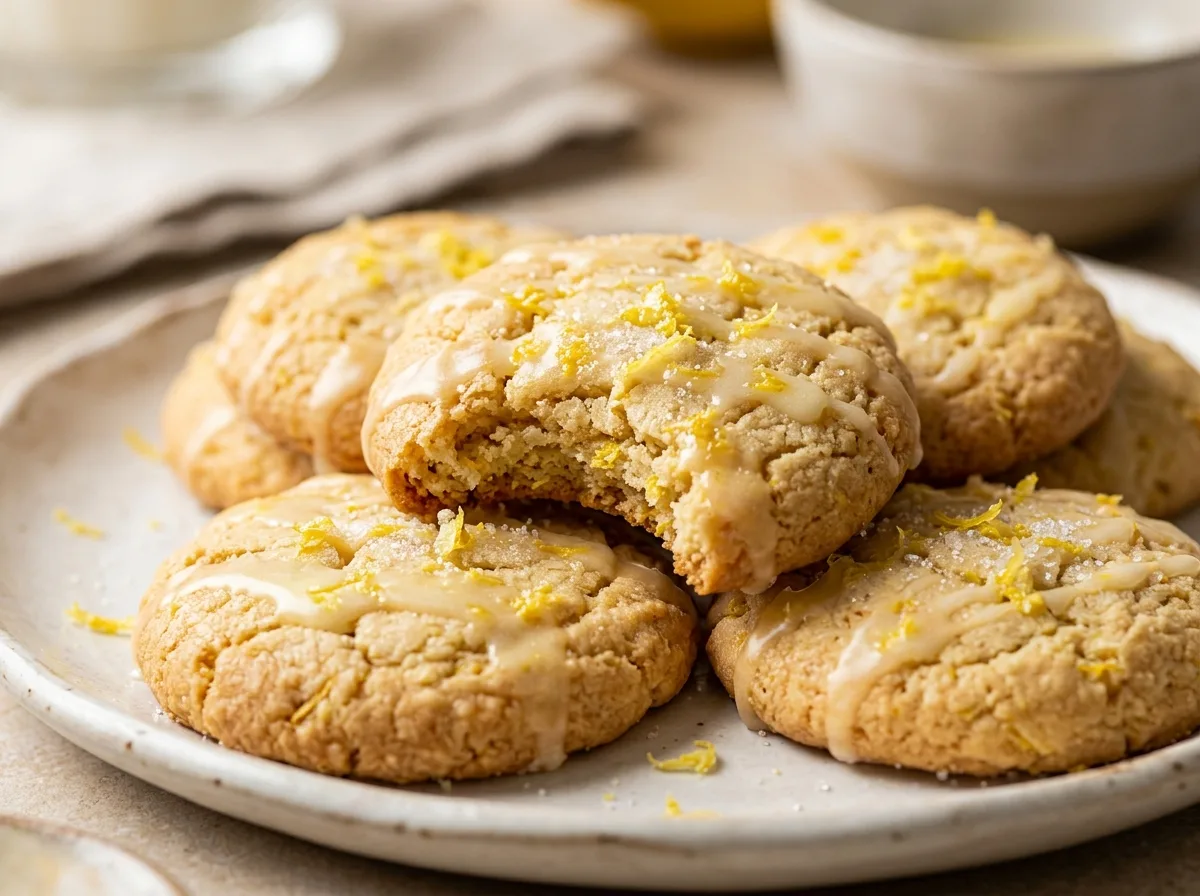 Biscoito de Limão Crocante