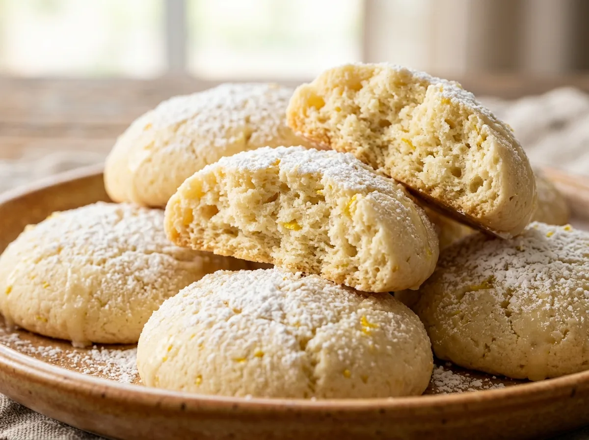 Biscoito de Limão que Derrete na Boca