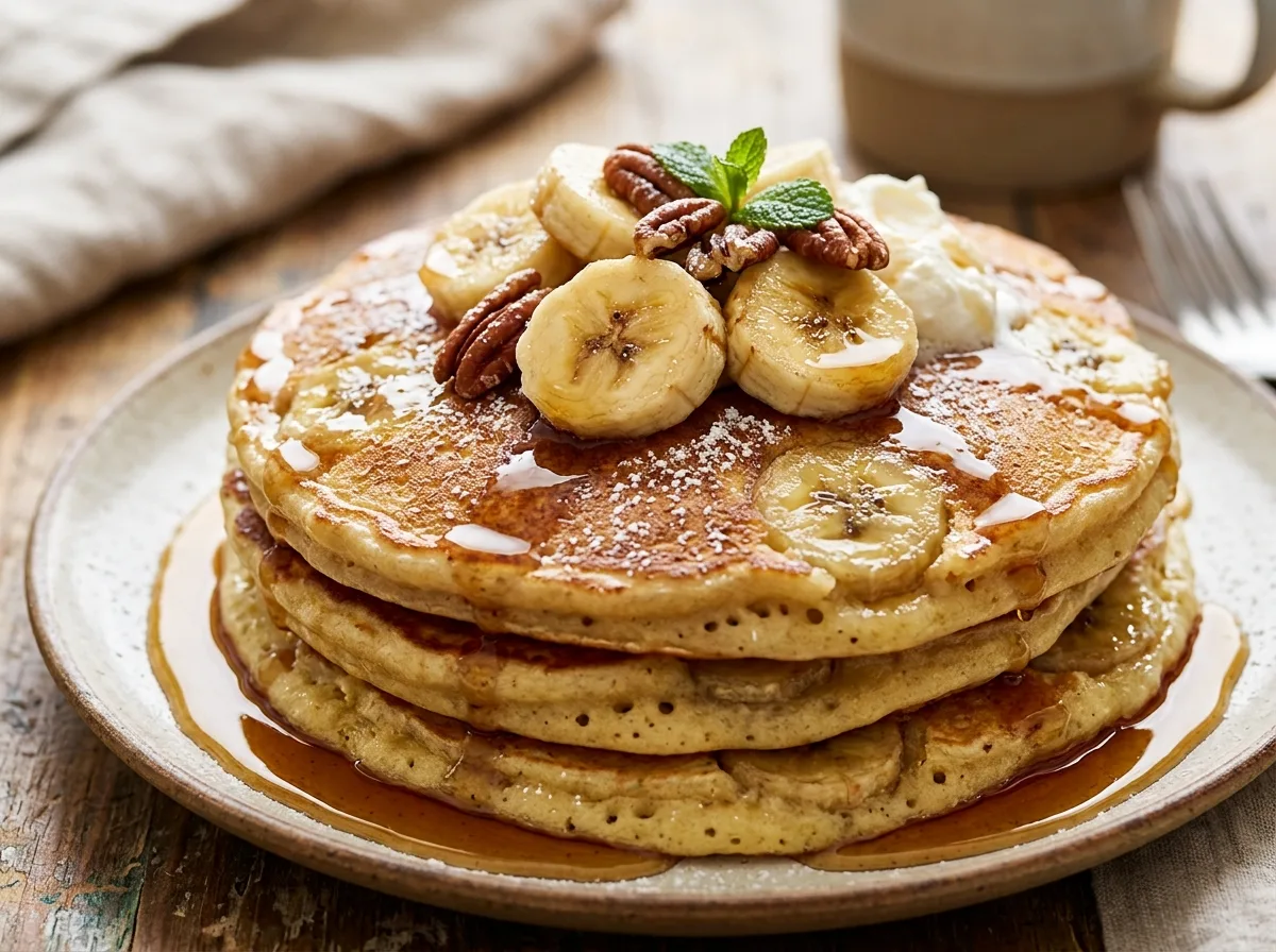 Panqueca de Banana de 10 Minutos
