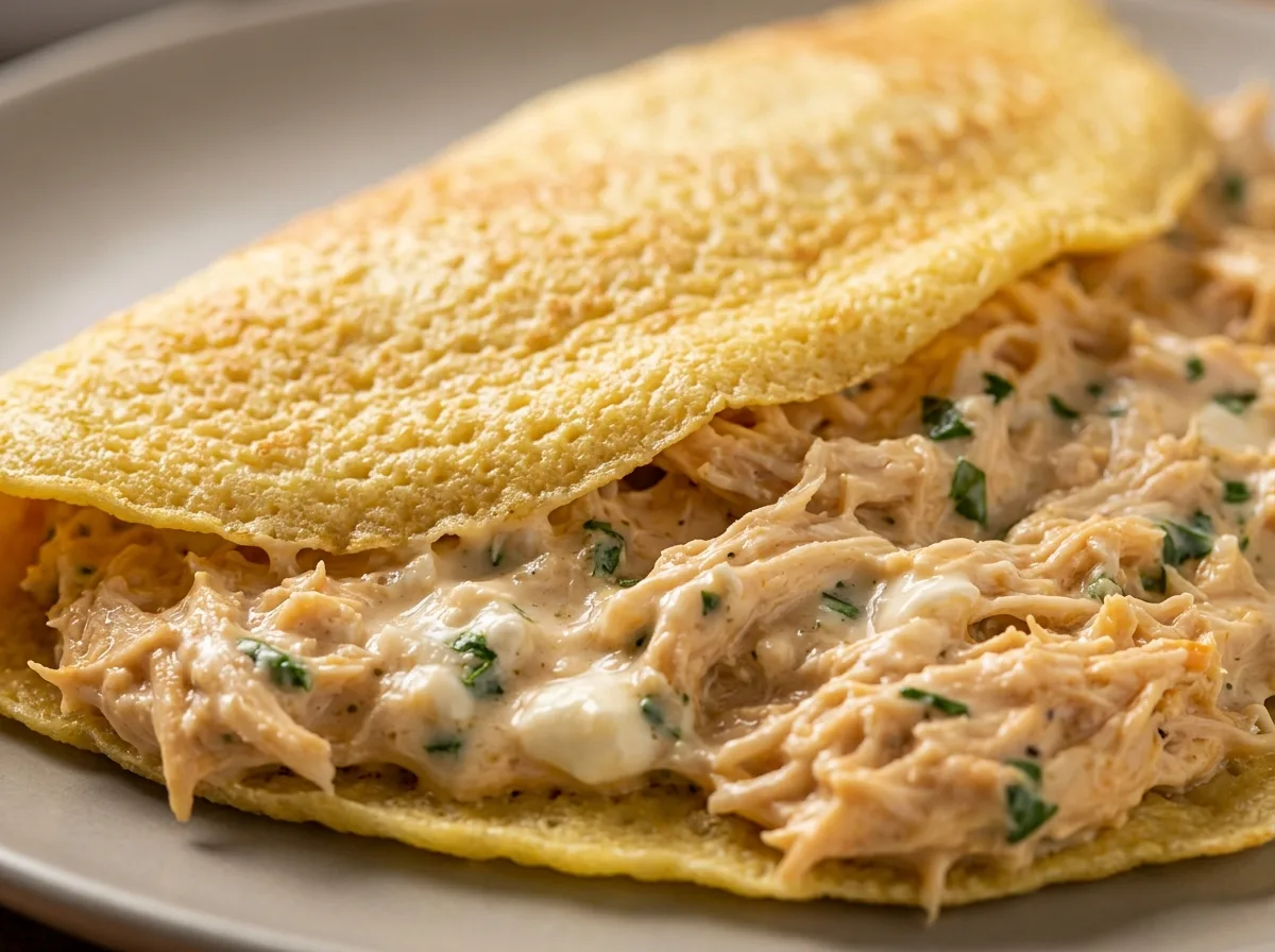 Crepioca de Frango Rápido