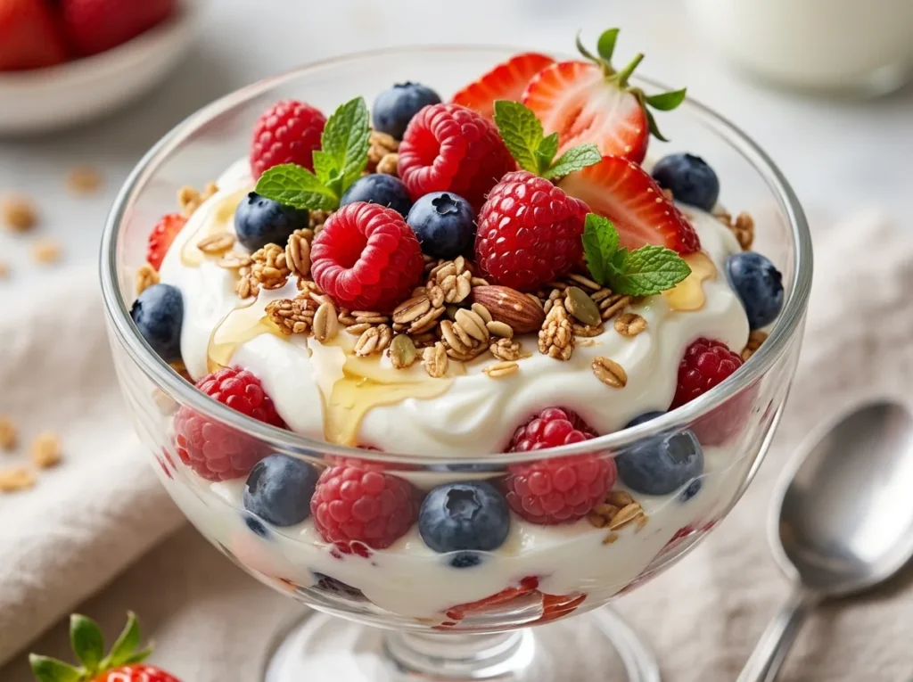 Iogurte com Frutas Rápido
