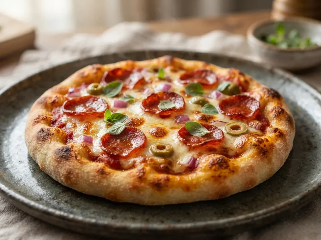 Mini Pizza Caseira de Forno