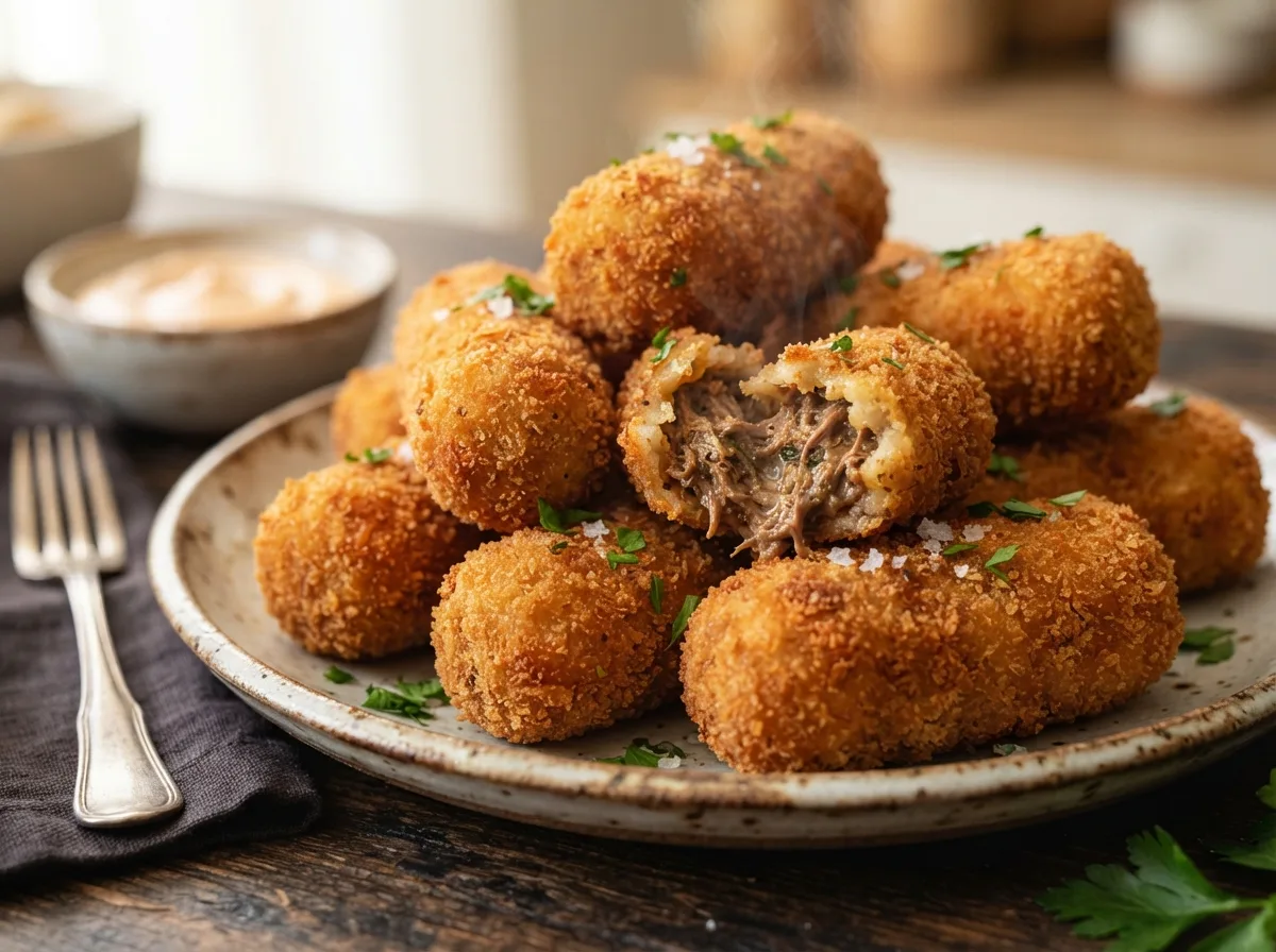 Croquete de Carne de Festa