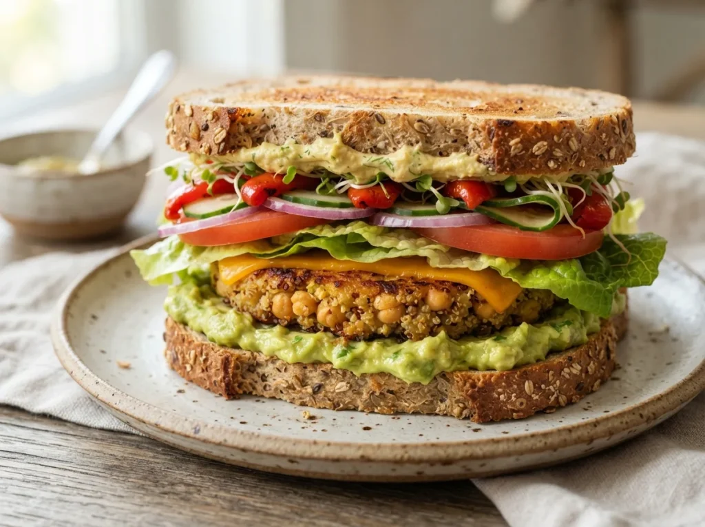 Sanduíche Vegetariano Completo