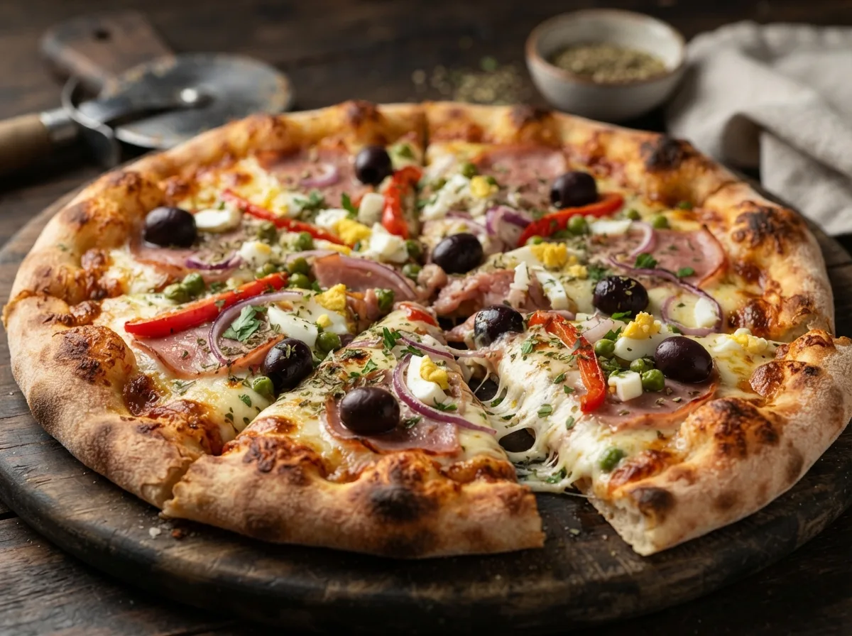 Pizza Portuguesa Caseira