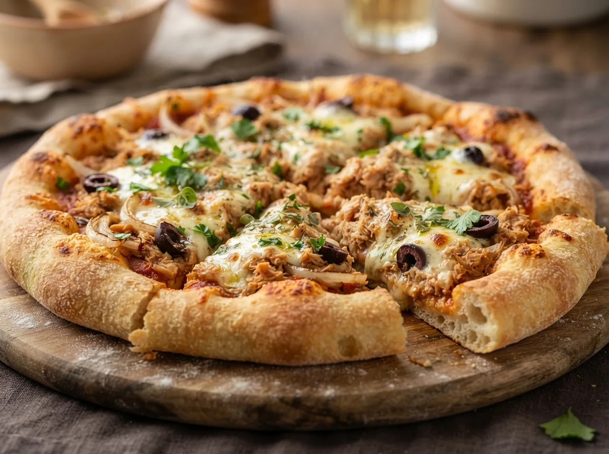 Pizza de Atum de Liquidificador