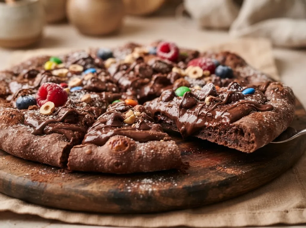 Pizza de Chocolate Caseira