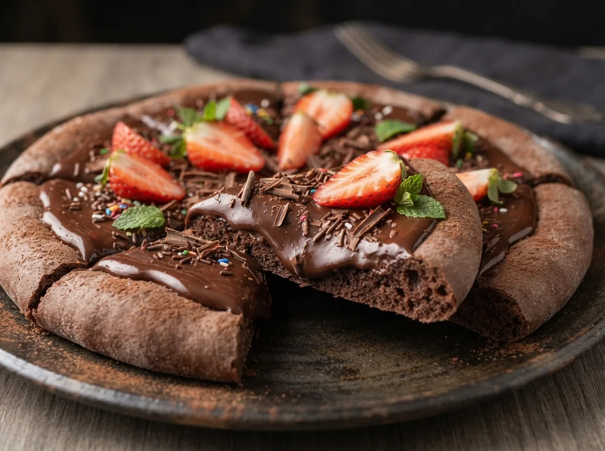 Pizza de Chocolate de Liquidificador