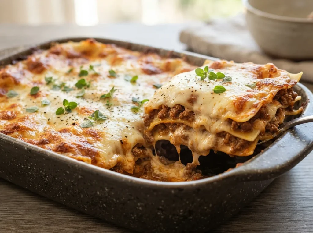 Lasanha de Carne Cremoso