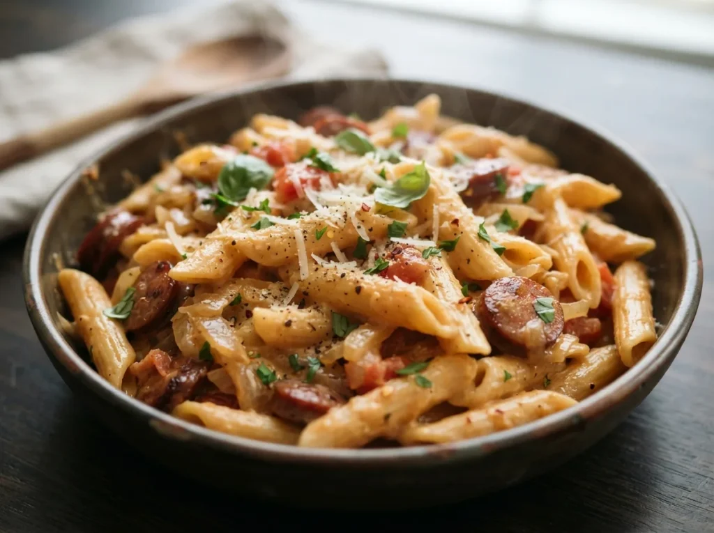 Penne com Calabresa Cremoso