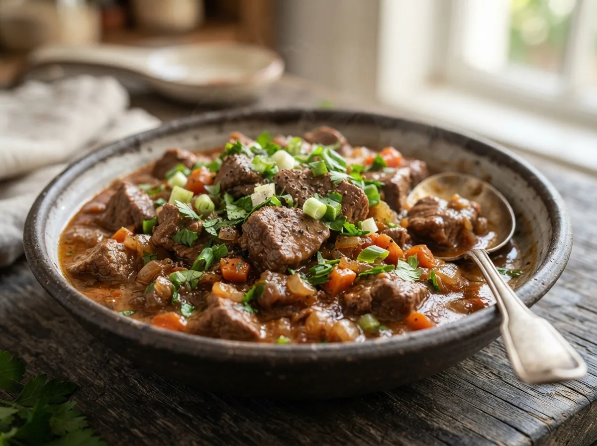 Picadinho de Carne com Molho Caseiro