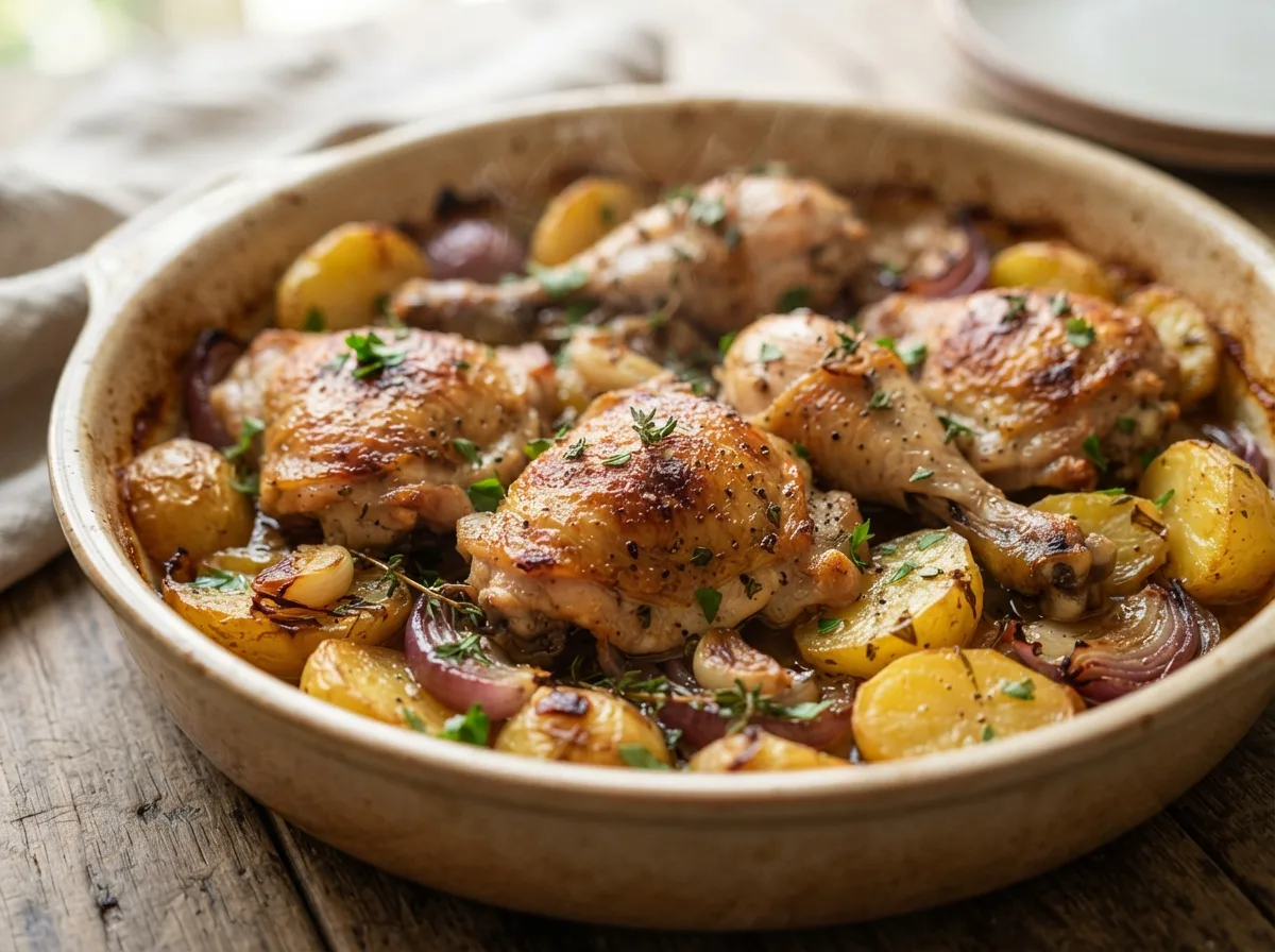 Frango com Batatas Suculento