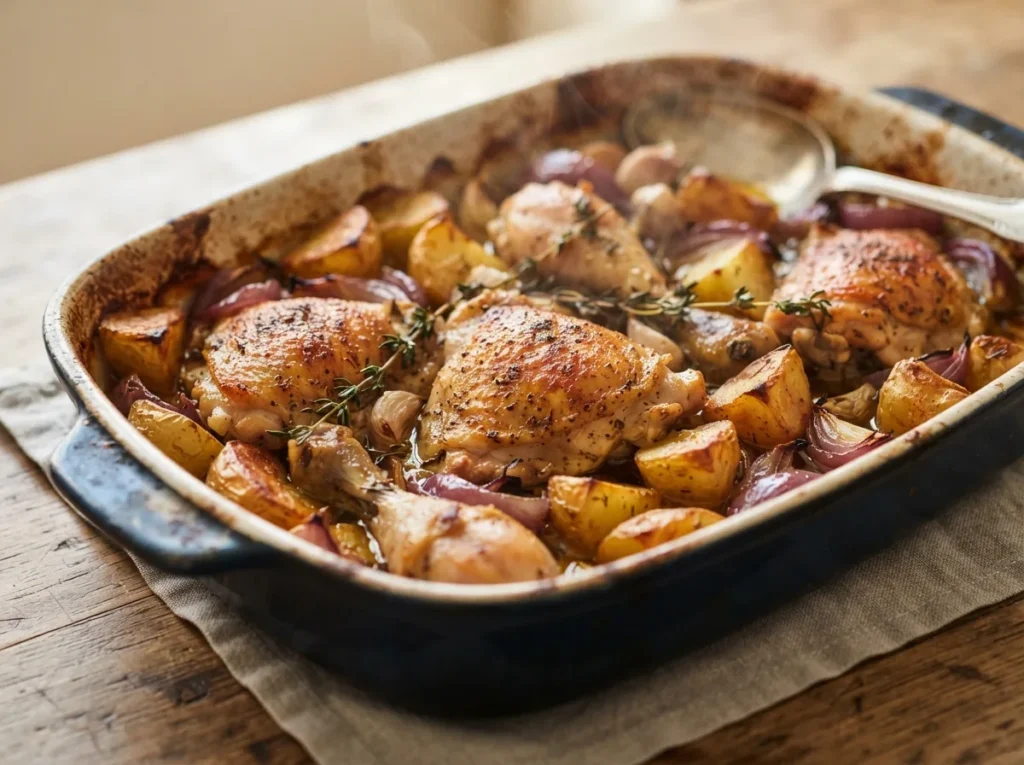 Frango com Batatas de Forno