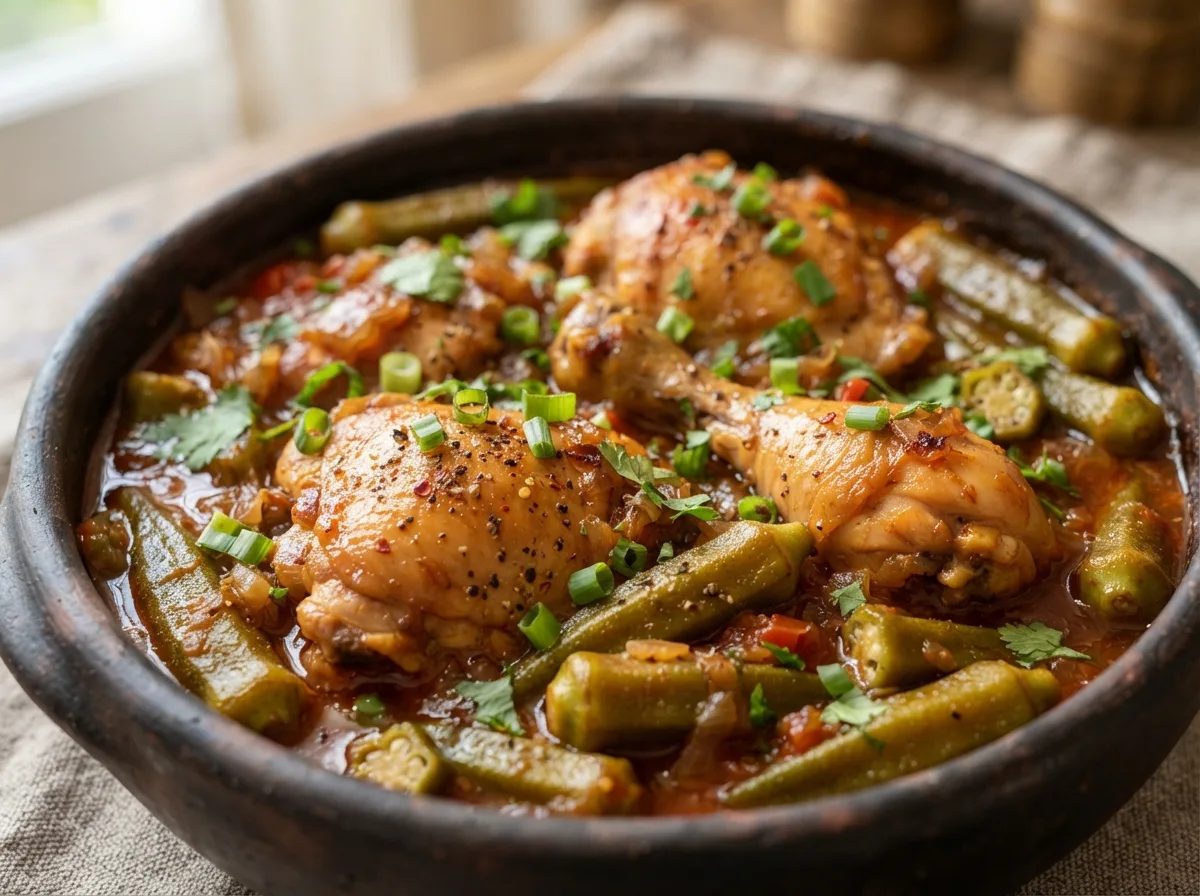Frango com Quiabo Suculento