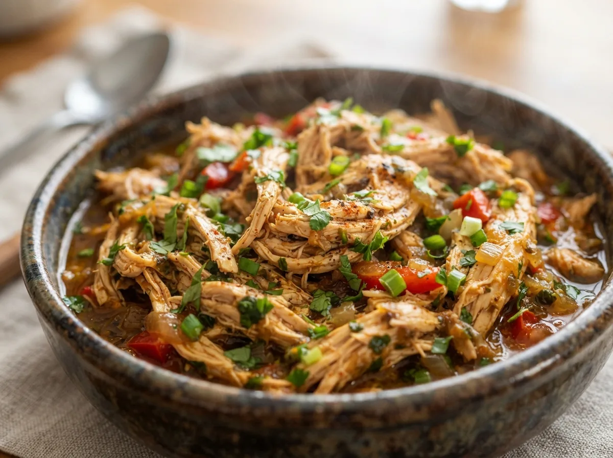 Frango Desfiado Temperado Suculento