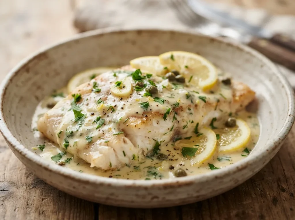 Pescada com Molho de Limão
