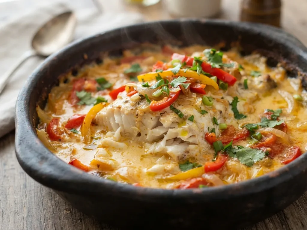 Peixe ao Leite de Coco Assado