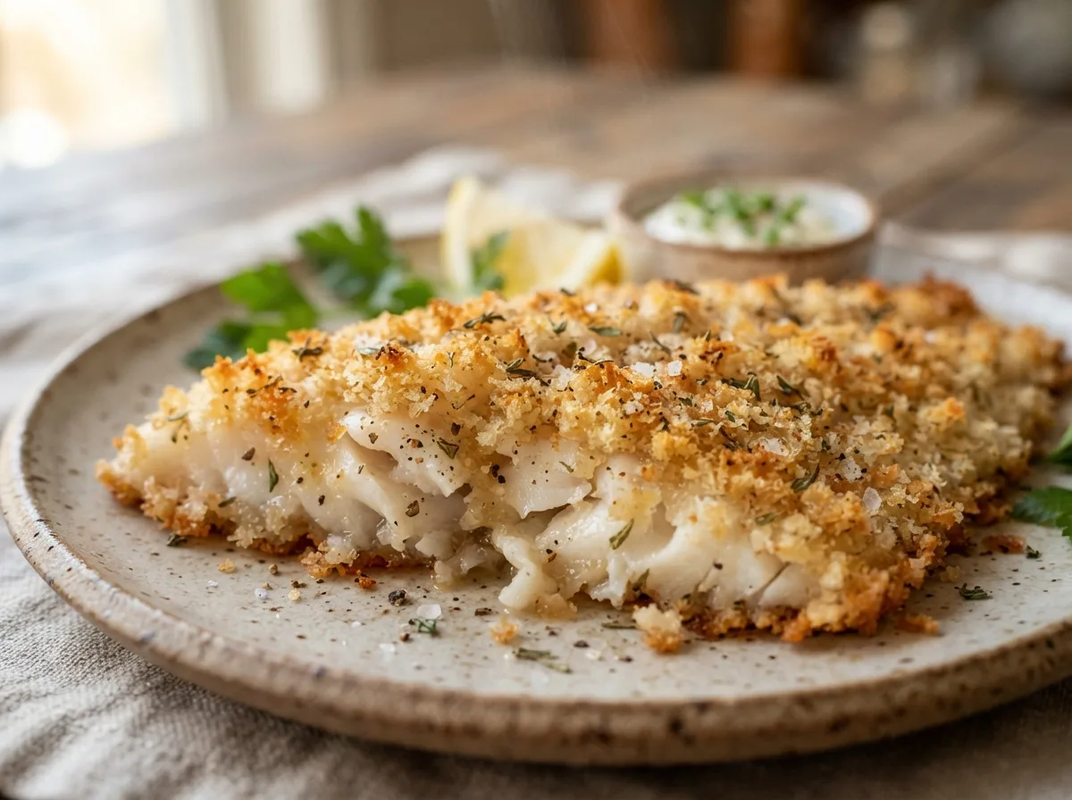 Filé de Peixe Empanado Assado