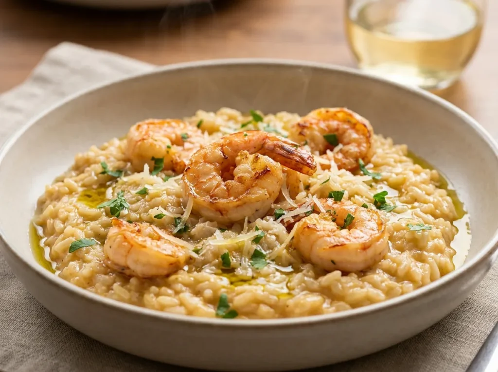 Risoto de Camarão Cremoso
