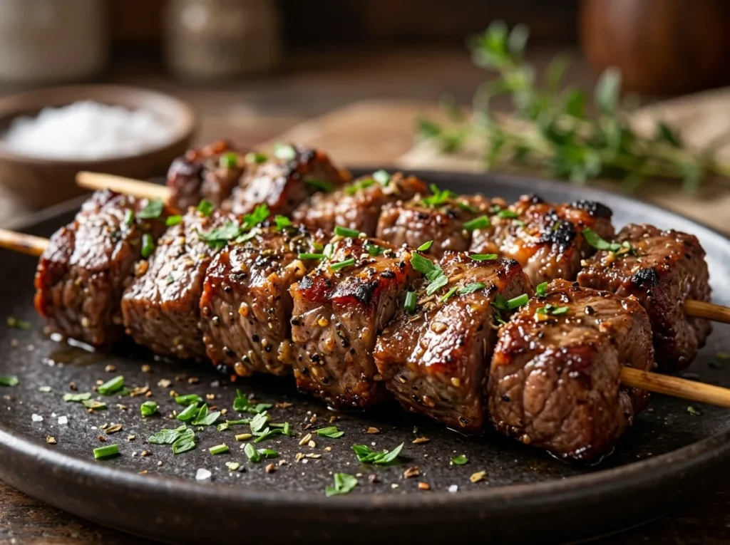 Espetinho de Carne com Tempero Especial