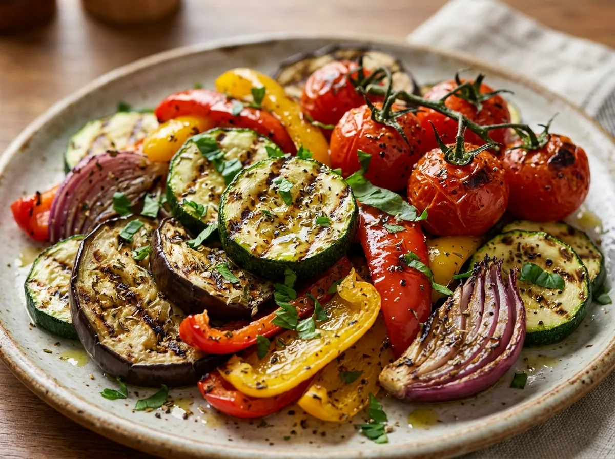 Legumes Grelhados com Tempero Especial