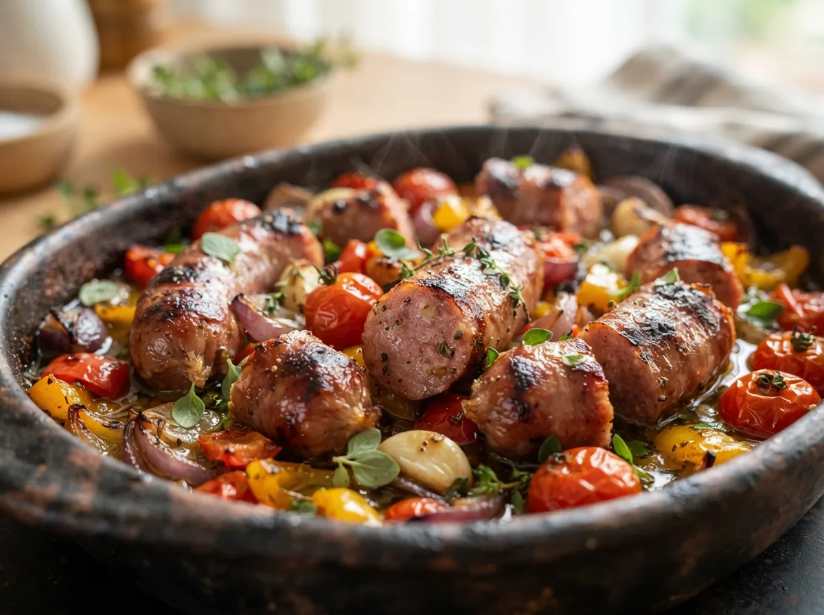 Linguiça Assada Rápido