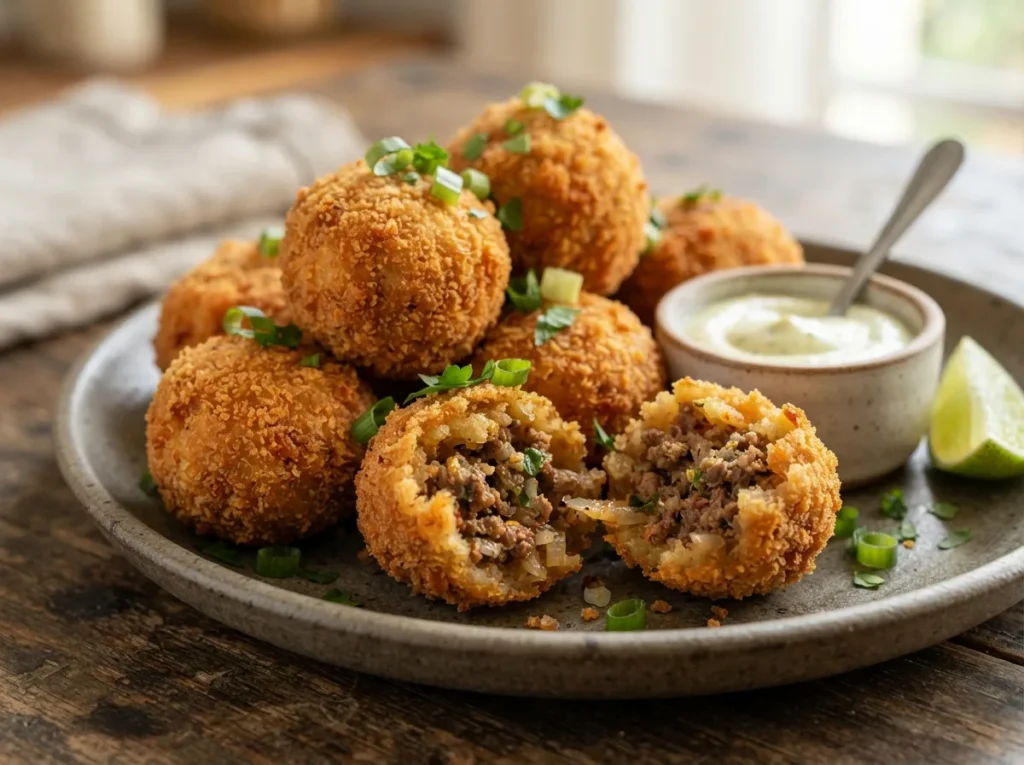 Bolinho de Carne Crocante
