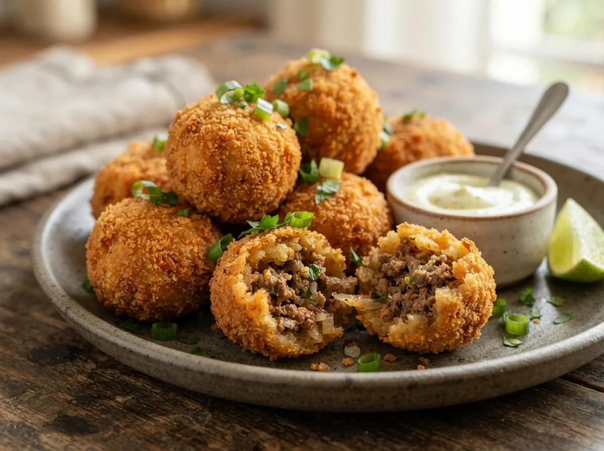 Bolinho de Carne Crocante