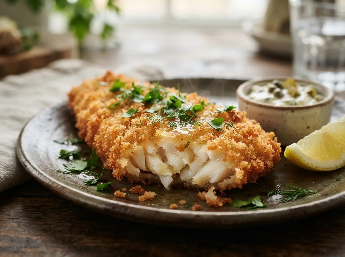 Peixe Empanado Crocante