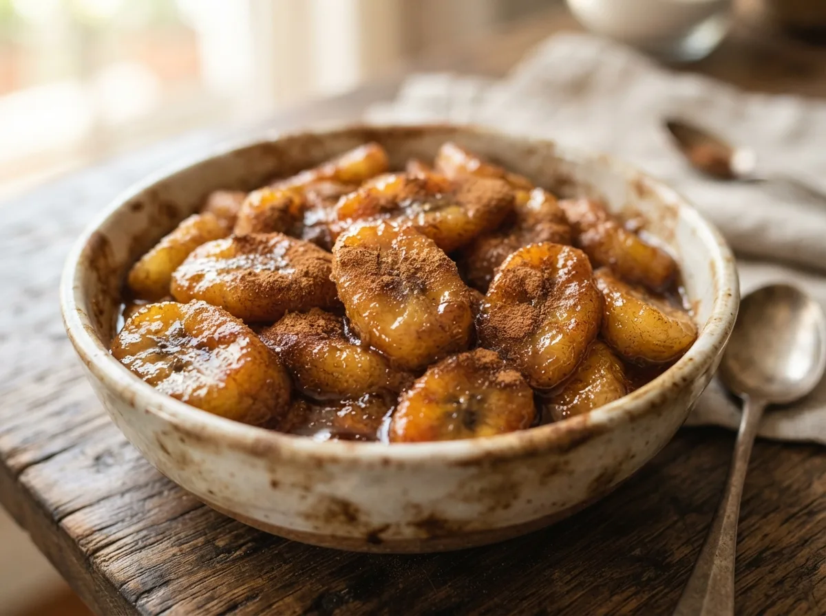 Banana com Canela Rápido