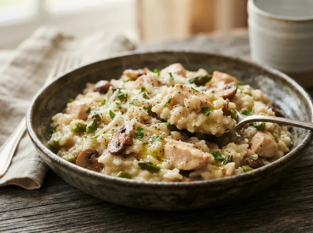 Risoto de Frango Cremoso