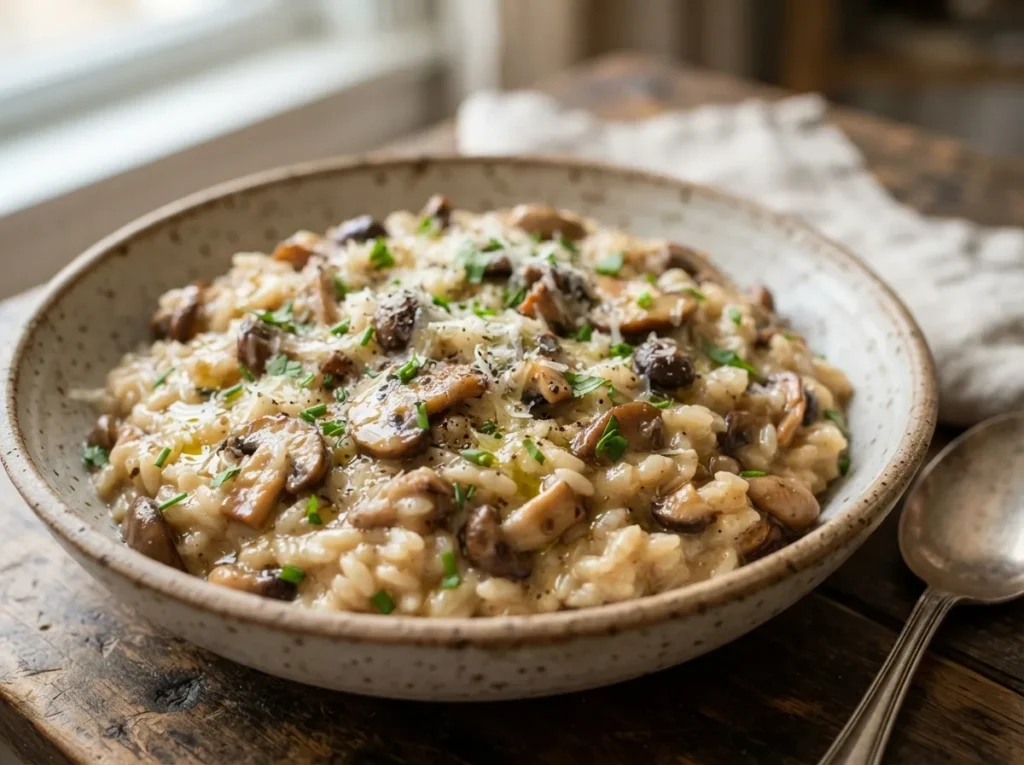 Risoto de Cogumelos Cremoso