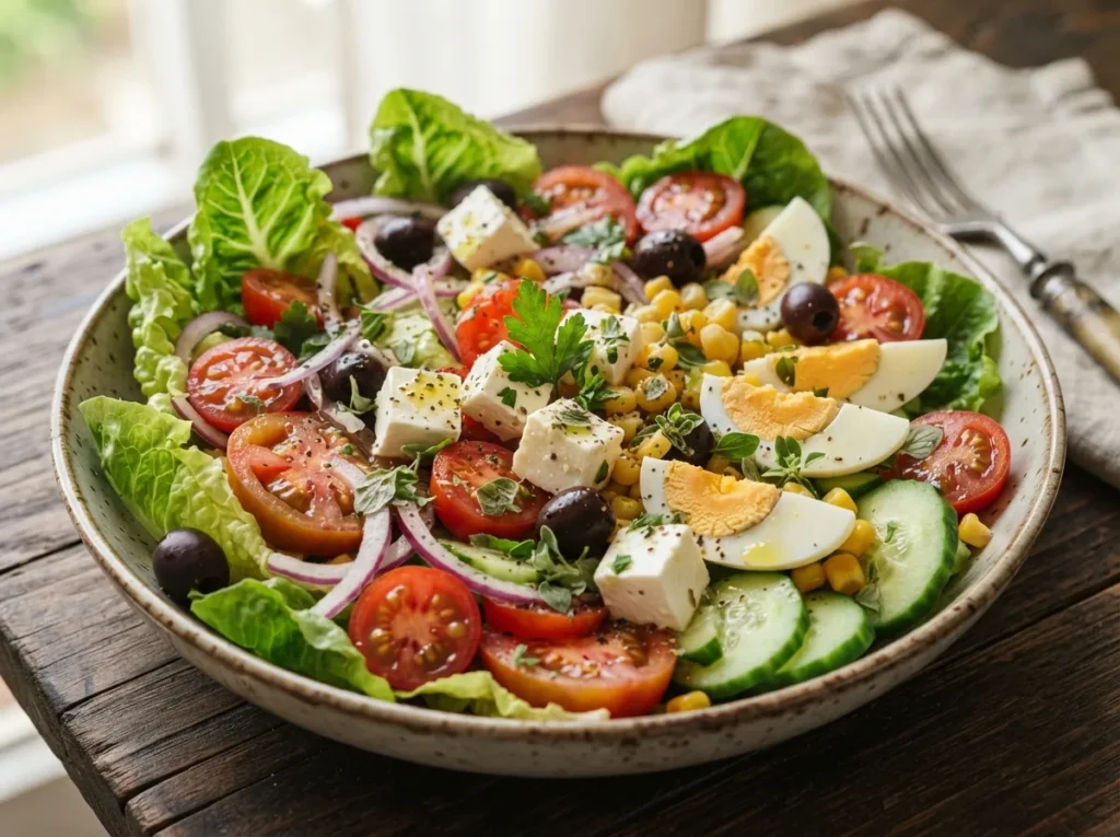 Salada de Alface e Tomate Completa