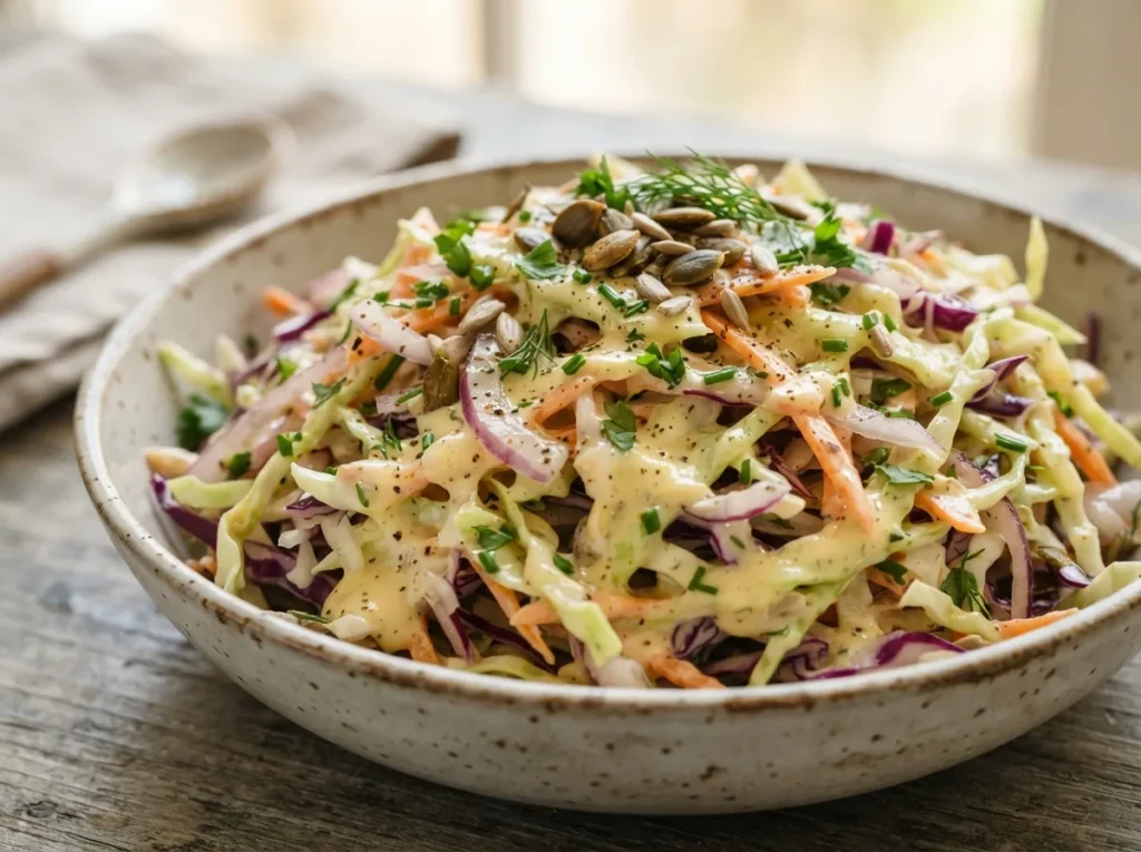 Salada de Repolho com Molho Especial