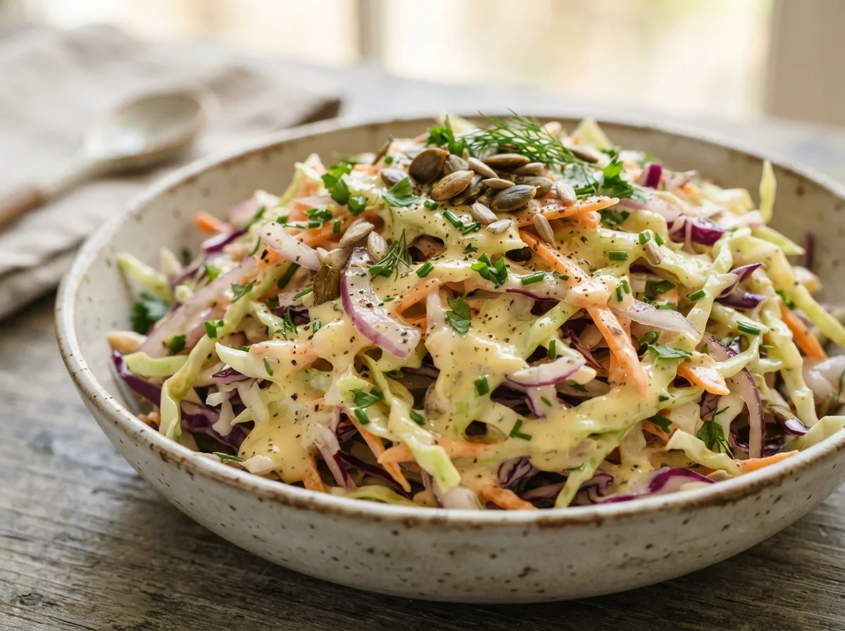 Salada de Repolho com Molho Especial
