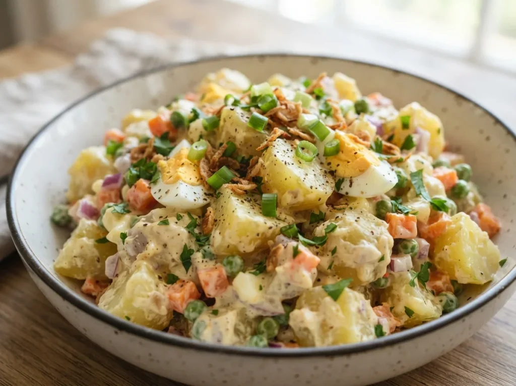 Salada de Batata com Molho Especial