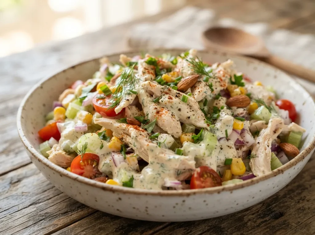 Salada de Frango com Molho Especial