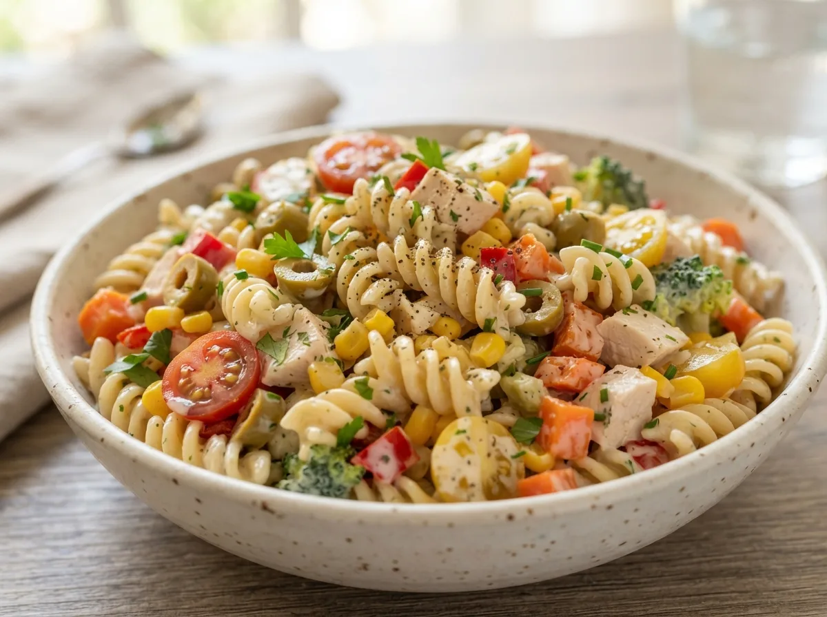Salada de Macarrão Refrescante