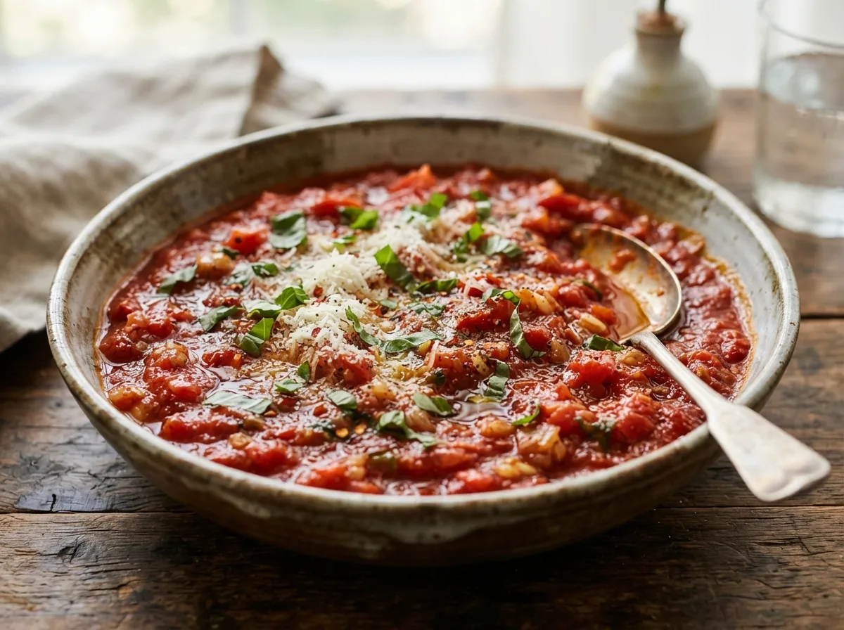 Molho de Tomate de 5 Minutos