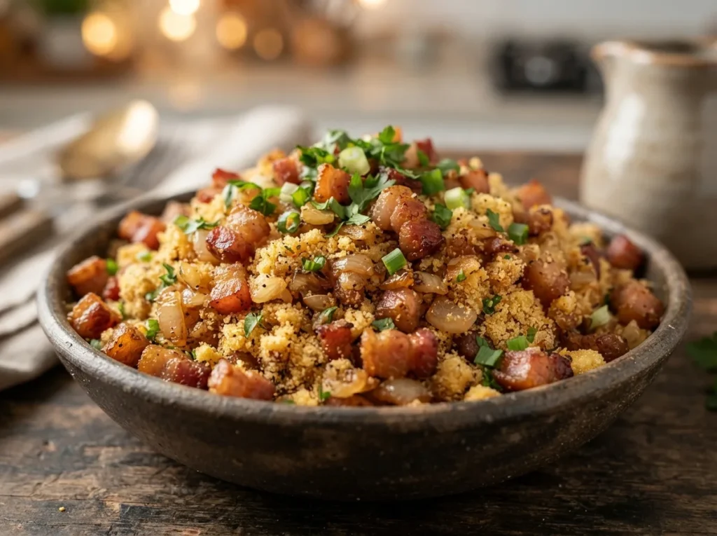 Farofa de Bacon Saboroso