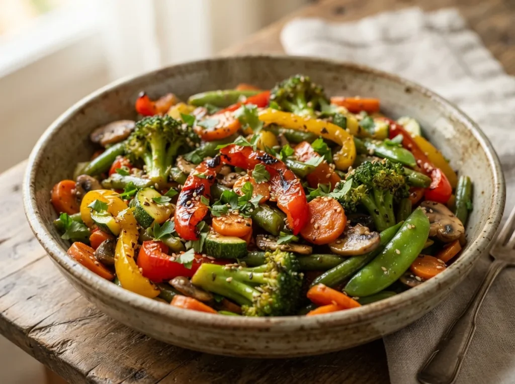 Legumes Salteados Saboroso