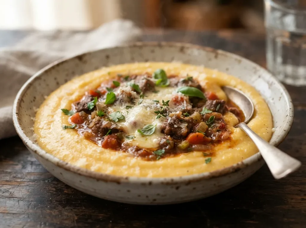 Polenta Cremosa Saboroso