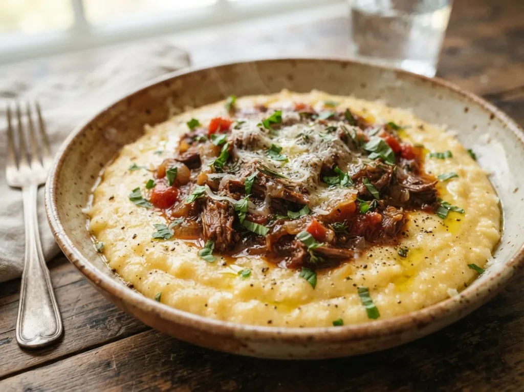 Polenta Cremosa para Almoço em Família