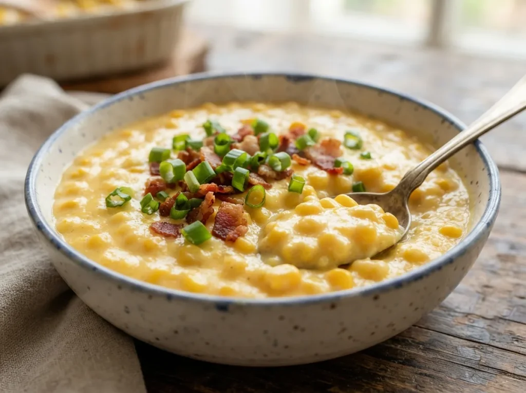 Creme de Milho para Almoço em Família